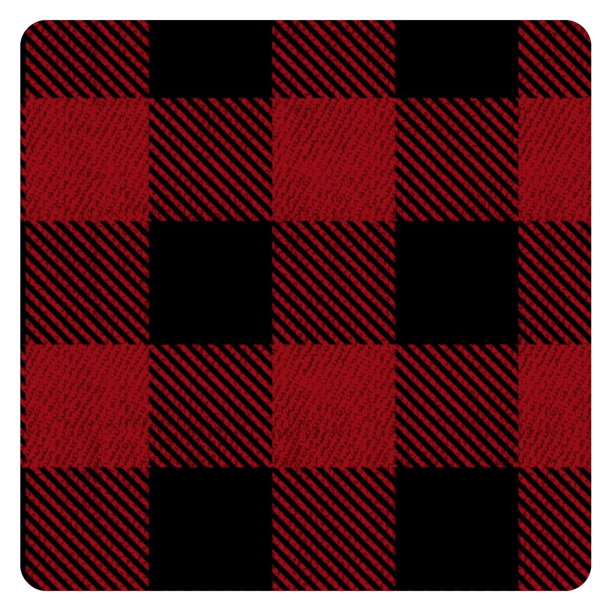 Red Buffalo Plaid Splash Mat - A Waterproof Catch-All for Highchair Spills and More! SALE from BapronBaby