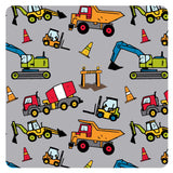Construction Zone Splash Mat - A Waterproof Catch-All for Highchair Spills and More! from BapronBaby