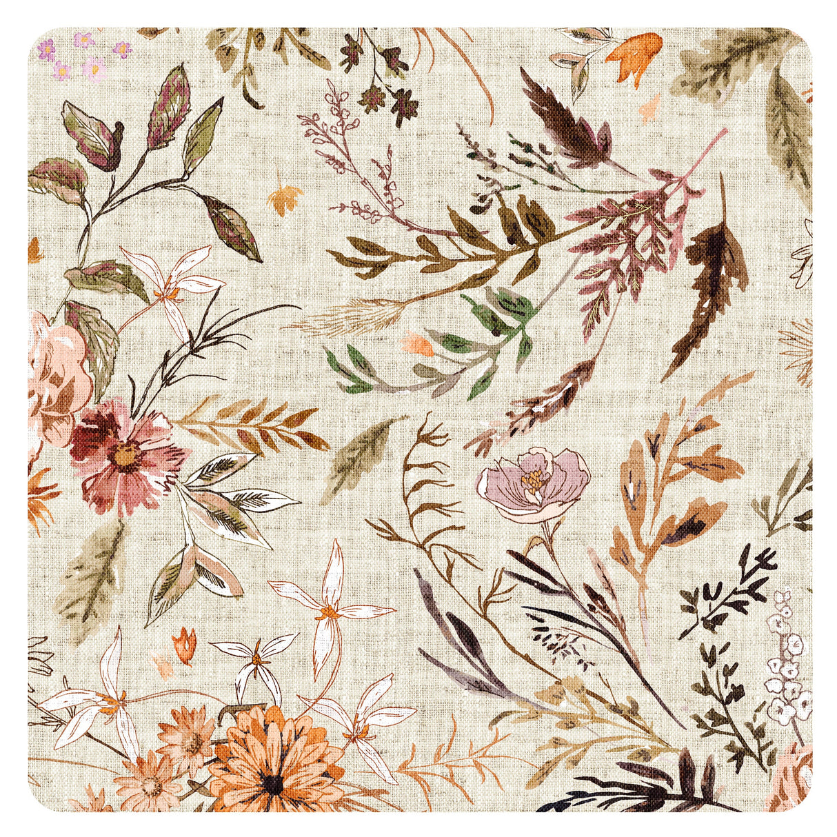 Delilah Floral Splash Mat - A Waterproof Catch-All for Highchair Spills and More! from BapronBaby
