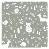 Forest Friends Splash Mat - A Waterproof Catch-All for Highchair Spills and More! from BapronBaby