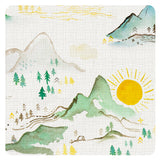 Mountain Mist Splash Mat - A Waterproof Catch-All for Highchair Spills and More! from BapronBaby