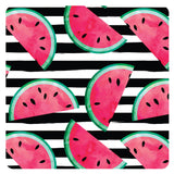 Summer Stripes - Watermelon - Waterproof Wet Bag (For mealtime, on-the-go, and more!) from BapronBaby