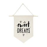 Sweet Dreams Hanging Wall Banner from The Cotton & Canvas Co.