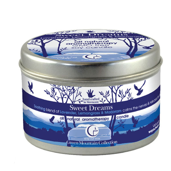 Sweet Dreams - Large Travel Tin Candle From Way Out Wax