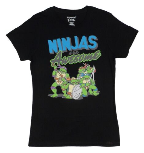 Teenage Mutant Ninja Turtles Ninjas Are Awesome TMNT Junior T-Shirt From Your Favorite T Shirts