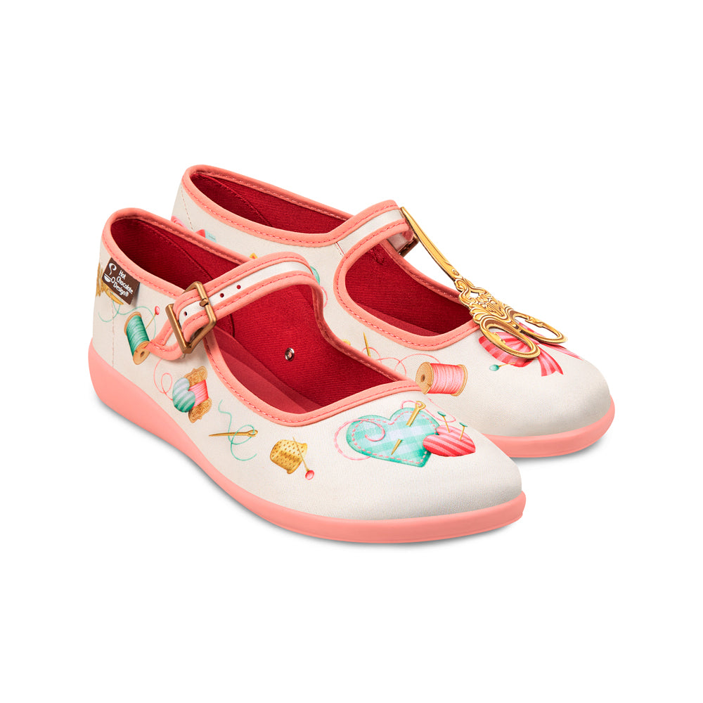 Chocolaticas® Tailor Made Women's Mary Jane Flat from Hot Chocolate Design