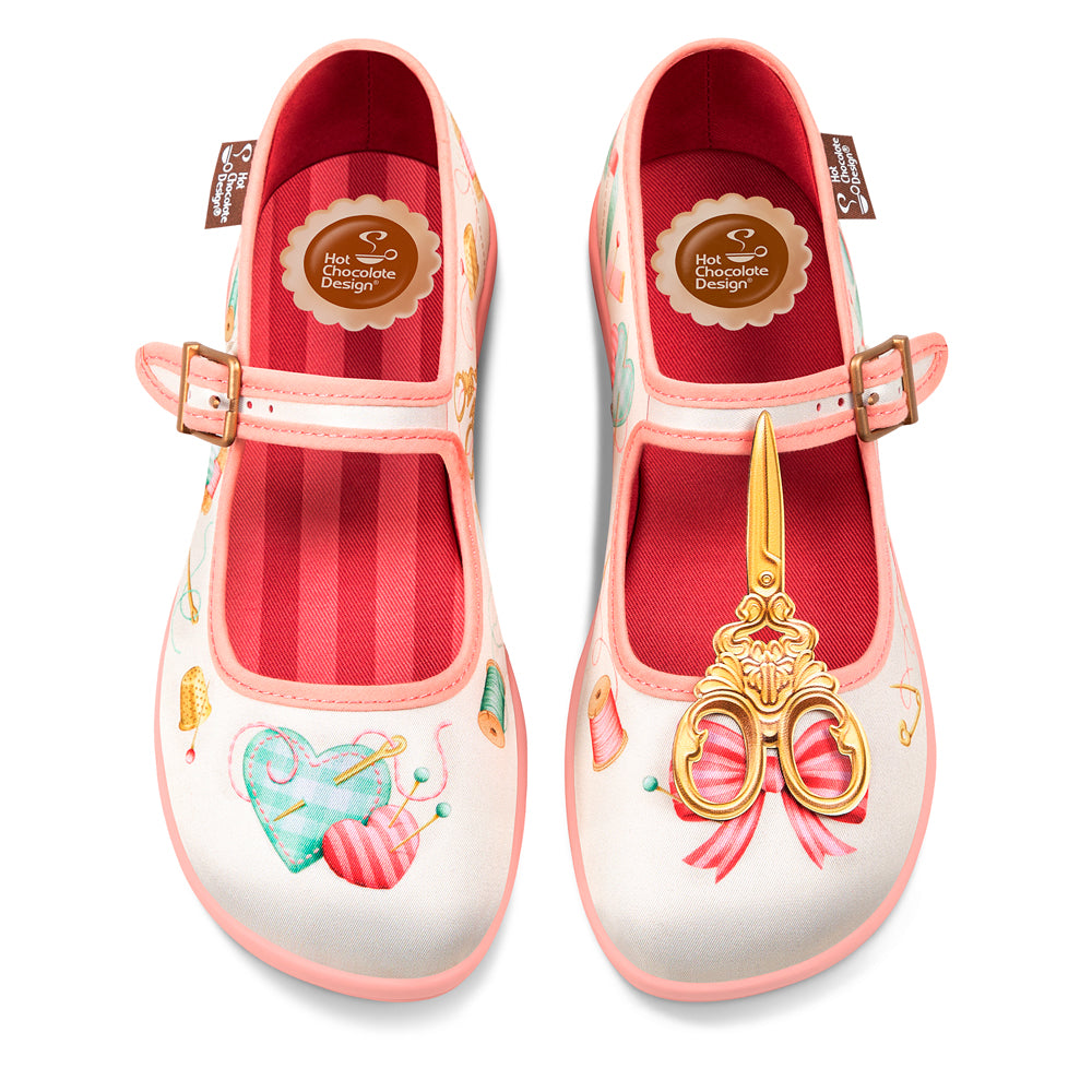 Chocolaticas® Tailor Made Women's Mary Jane Flat from Hot Chocolate Design