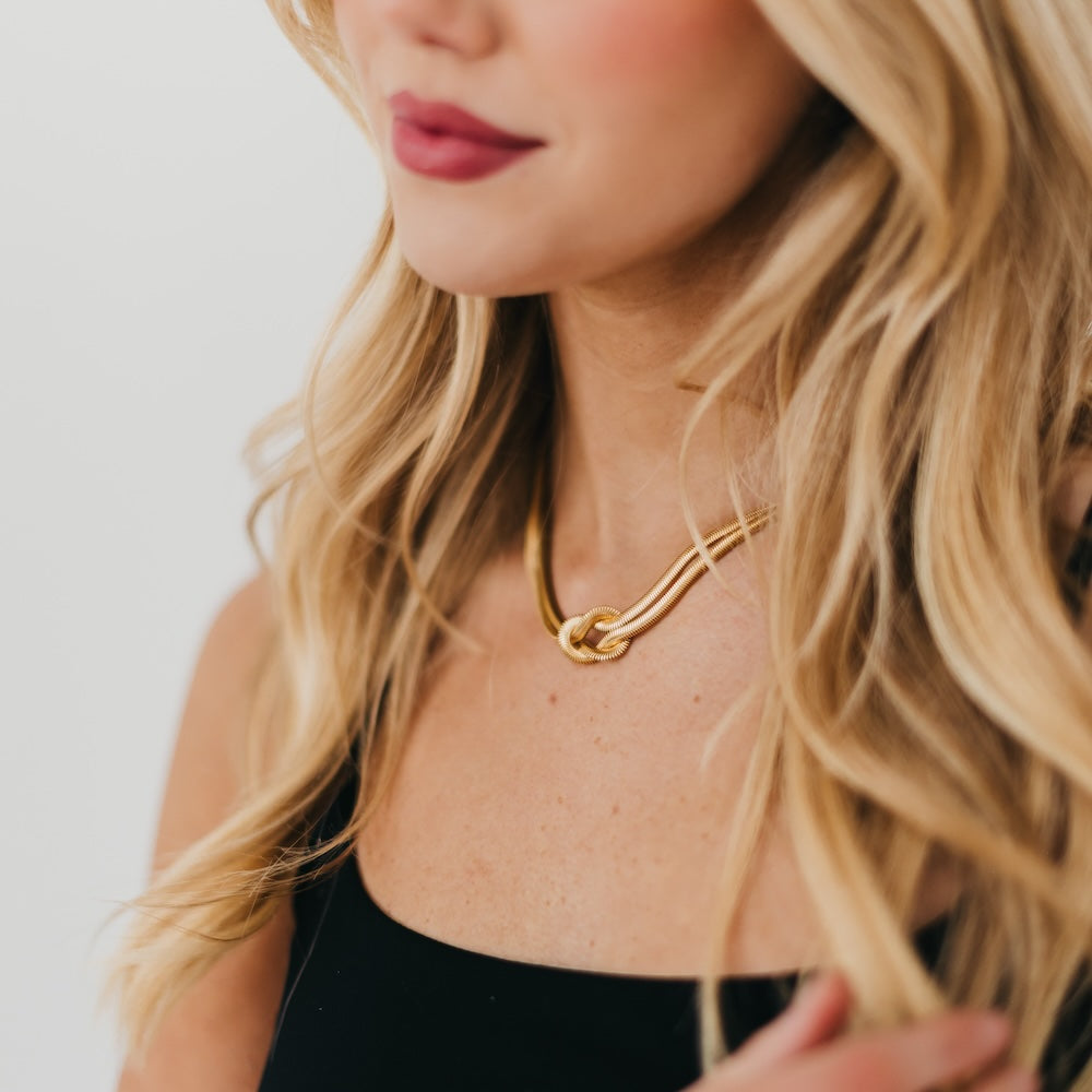 Talia Tied Necklace - WATERPROOF from Pretty Simple