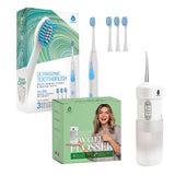 Ultimate Smile Care Duo: Triple-Head Tooth Wizard & Travel-Ready Water Flosser from Pursonic
