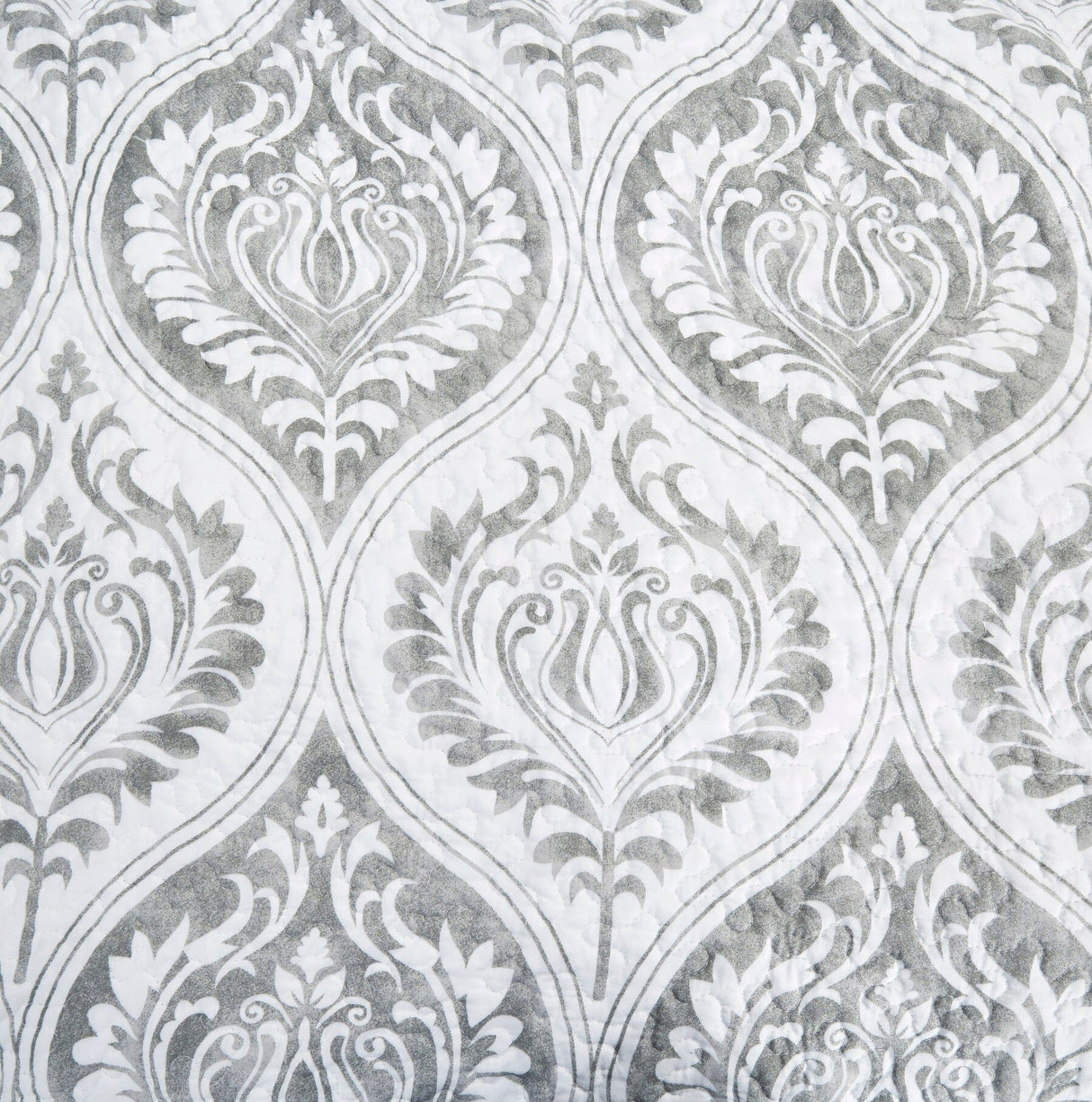 Tache Paisley Damask Matelasse Austere Grey Moon Sky Pillow Sham (TB300-199)