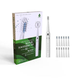 USB Rechargeable Electric Toothbrush with 12 Brush Heads from Pursonic