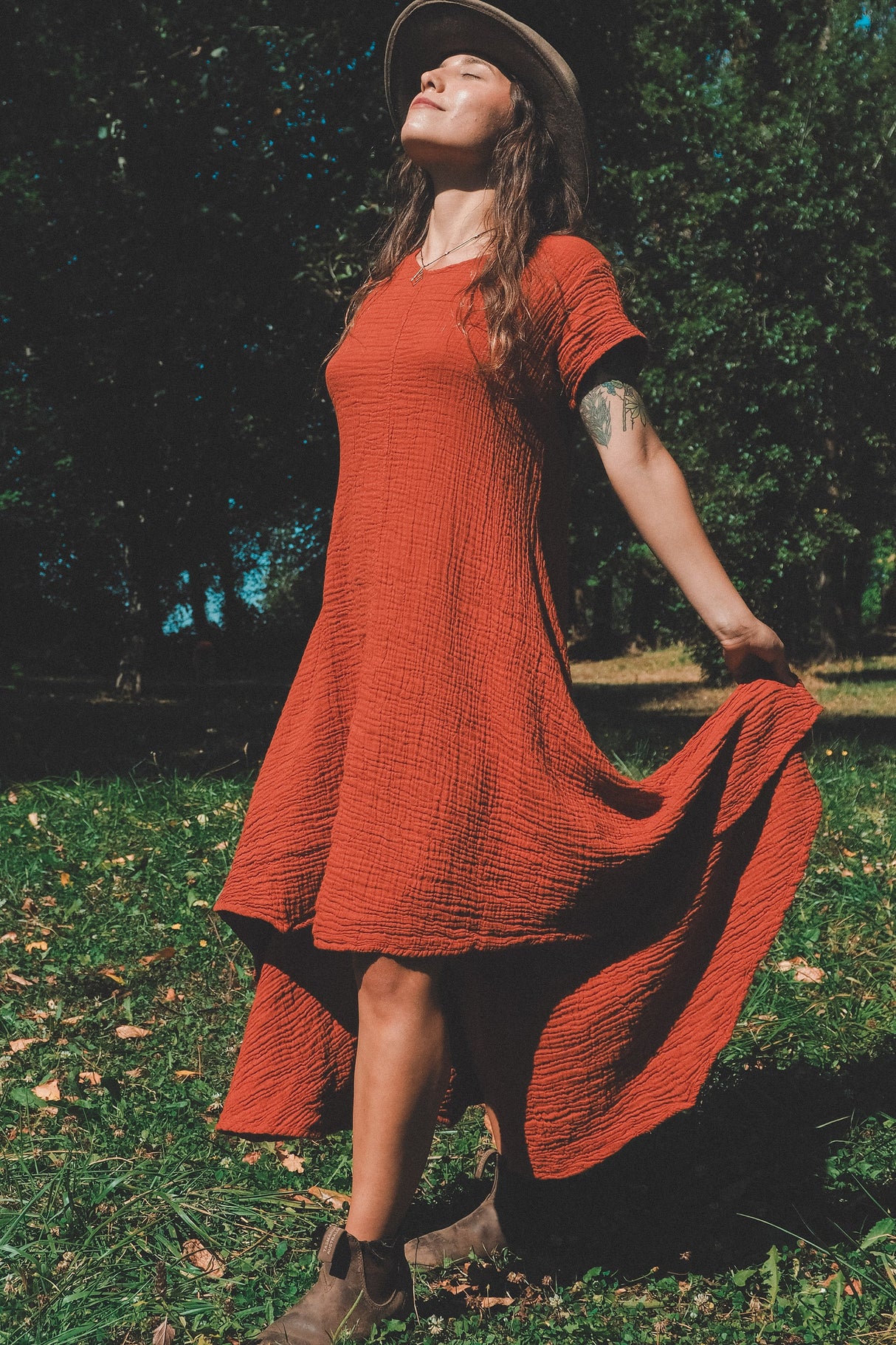 Tee Dress From Cotton Flower Clothing