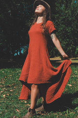 Tee Dress From Cotton Flower Clothing
