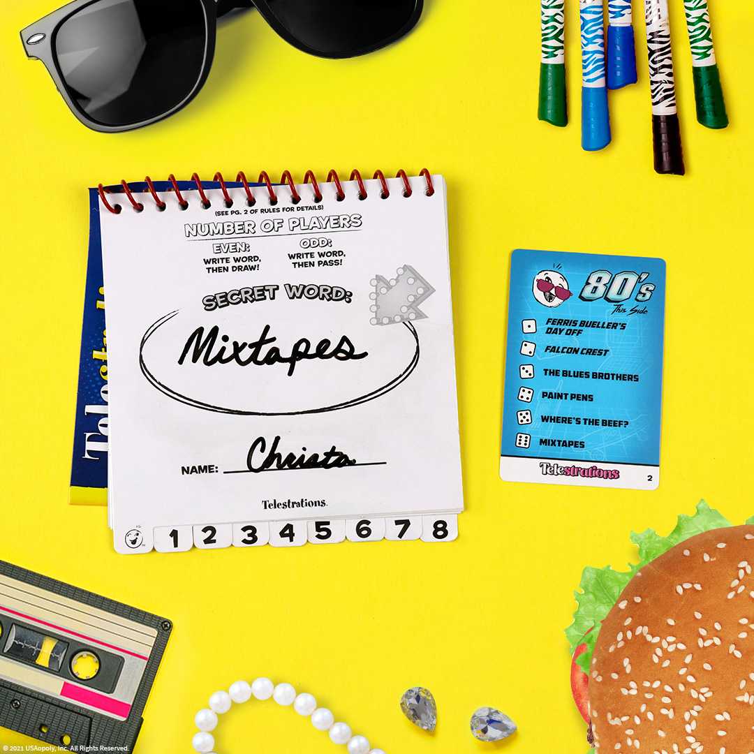 Telestrations 80s & 90s Expansion Pack from The Op Games