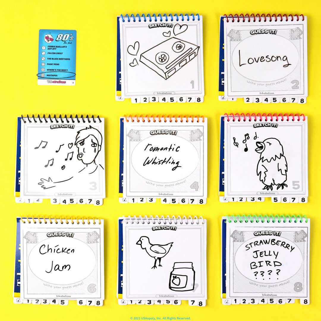 Telestrations 80s & 90s Expansion Pack from The Op Games