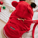 Frenchie Dog Hoodie - Teddy Red from Frenchie Bulldog