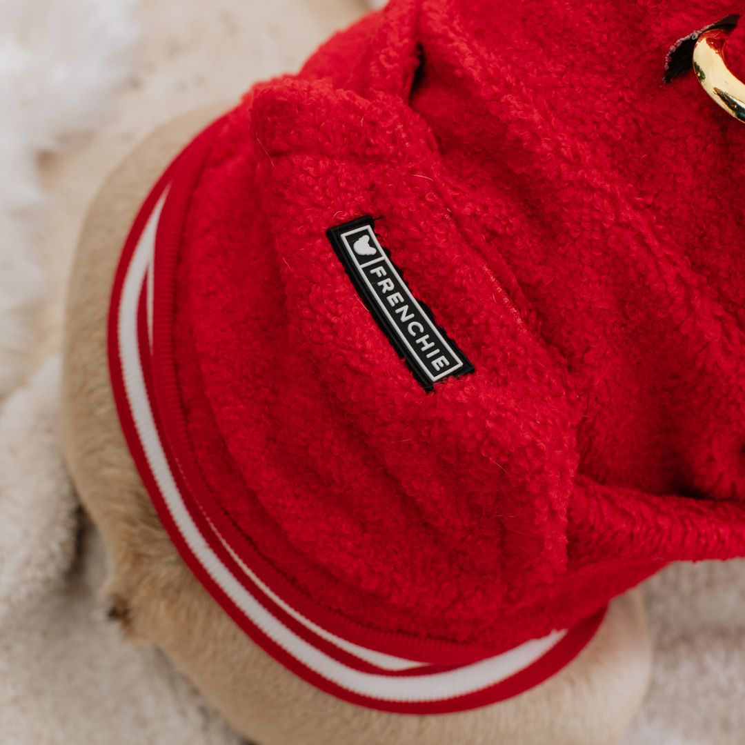 Frenchie Dog Hoodie - Teddy Red from Frenchie Bulldog