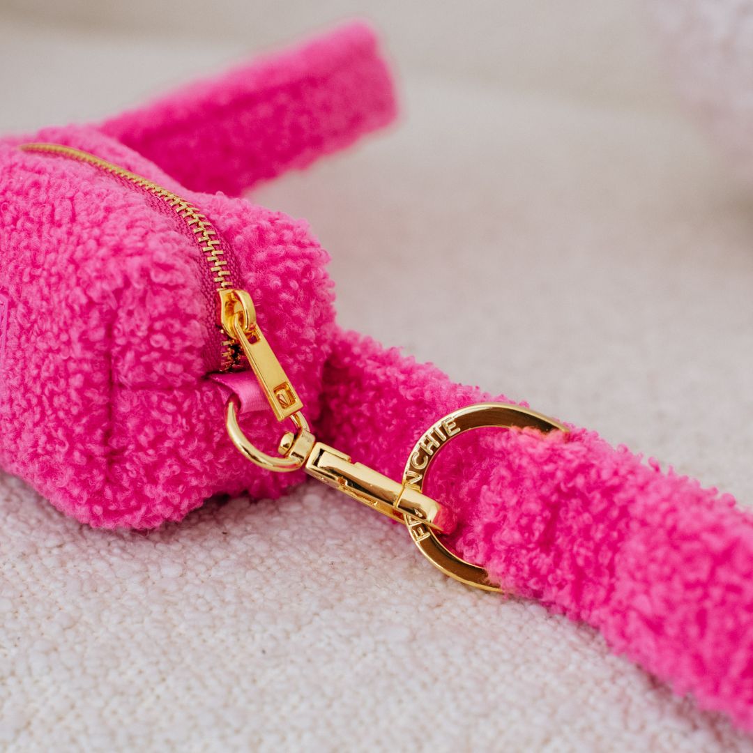 Frenchie Comfort Leash - Teddy Hot Pink from Frenchie Bulldog