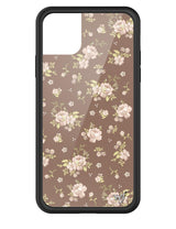 Brown Floral iPhone Case from Wildflower Cases