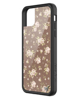 Brown Floral iPhone Case from Wildflower Cases
