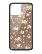 Brown Floral iPhone Case from Wildflower Cases