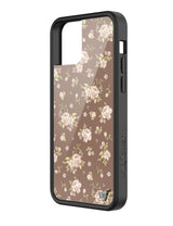 Brown Floral iPhone Case from Wildflower Cases
