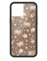Brown Floral iPhone Case from Wildflower Cases
