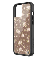 Brown Floral iPhone Case from Wildflower Cases