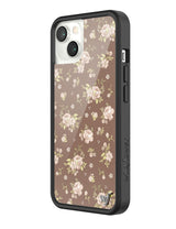 Brown Floral iPhone Case from Wildflower Cases