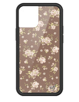 Brown Floral iPhone Case from Wildflower Cases