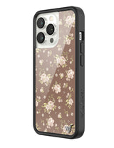 Brown Floral iPhone Case from Wildflower Cases