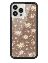 Brown Floral iPhone Case from Wildflower Cases