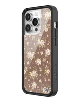 Brown Floral iPhone Case from Wildflower Cases