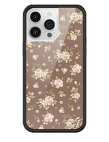 Brown Floral iPhone Case from Wildflower Cases