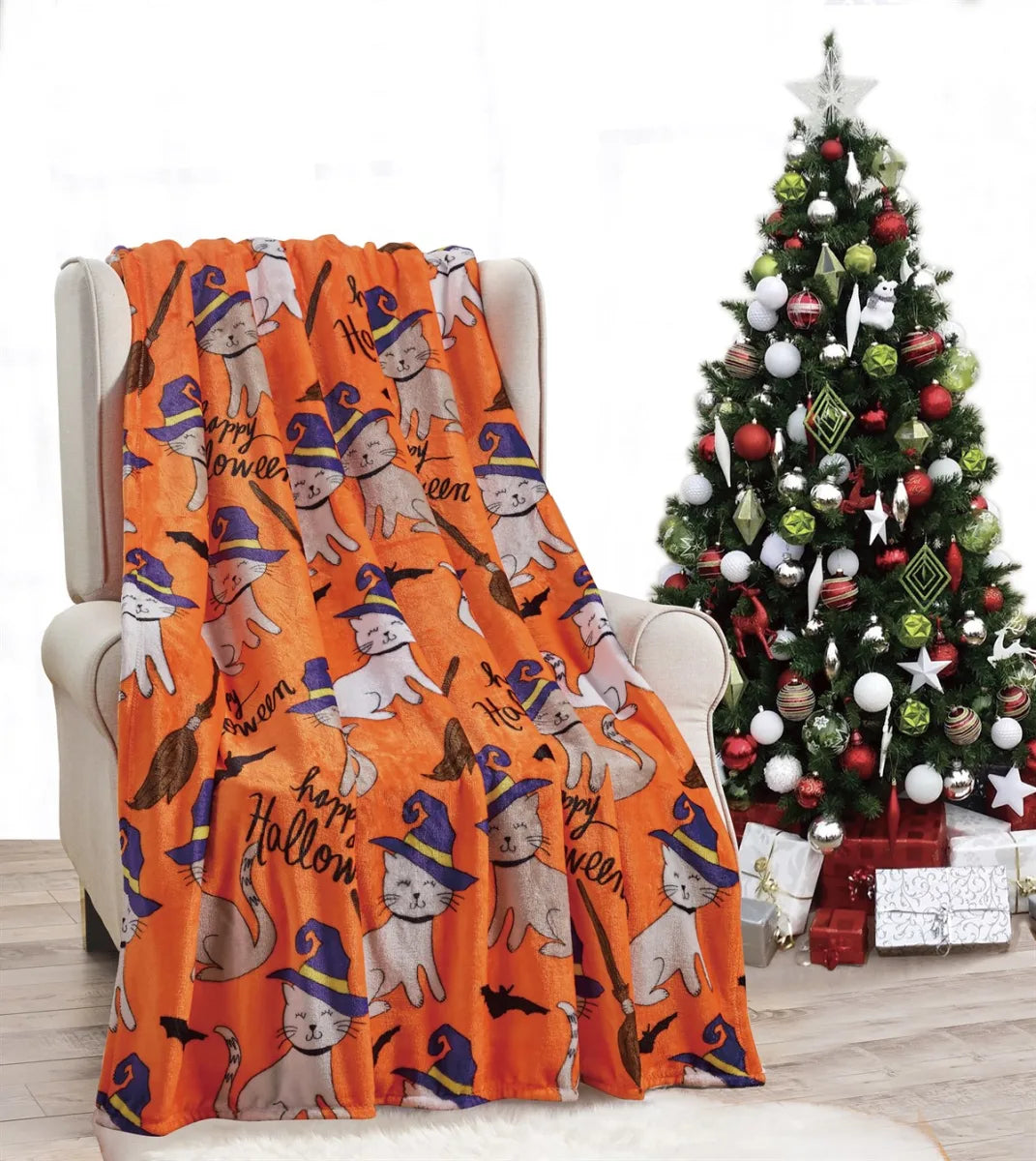 Halloween 50 X 60 Throw Blankets