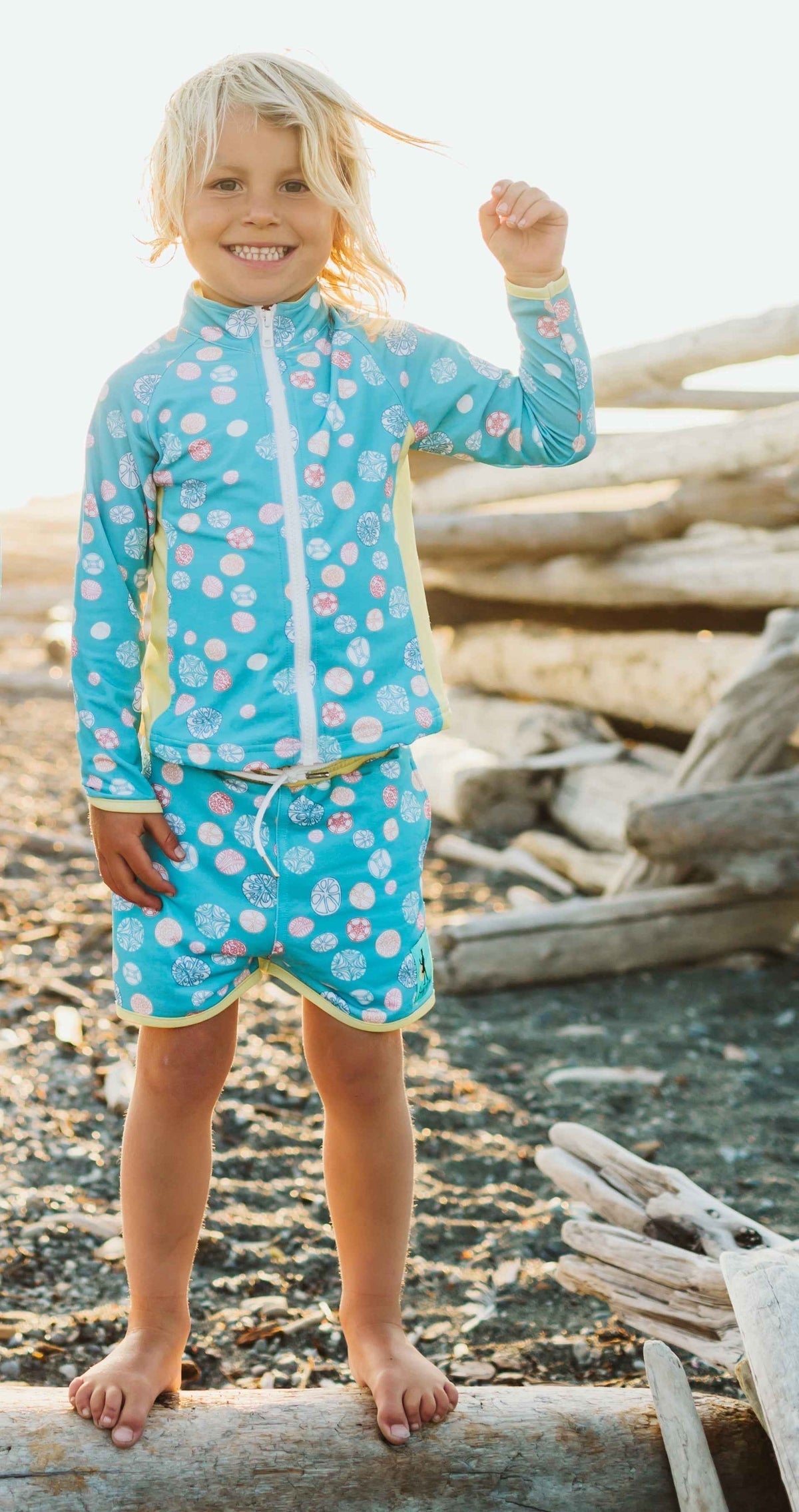 Jo-Jo Rash Guard - Sand Dollar from Manymoons