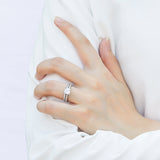 The Emma - Silver Wedding Ring Set From Vintage Gentlemen