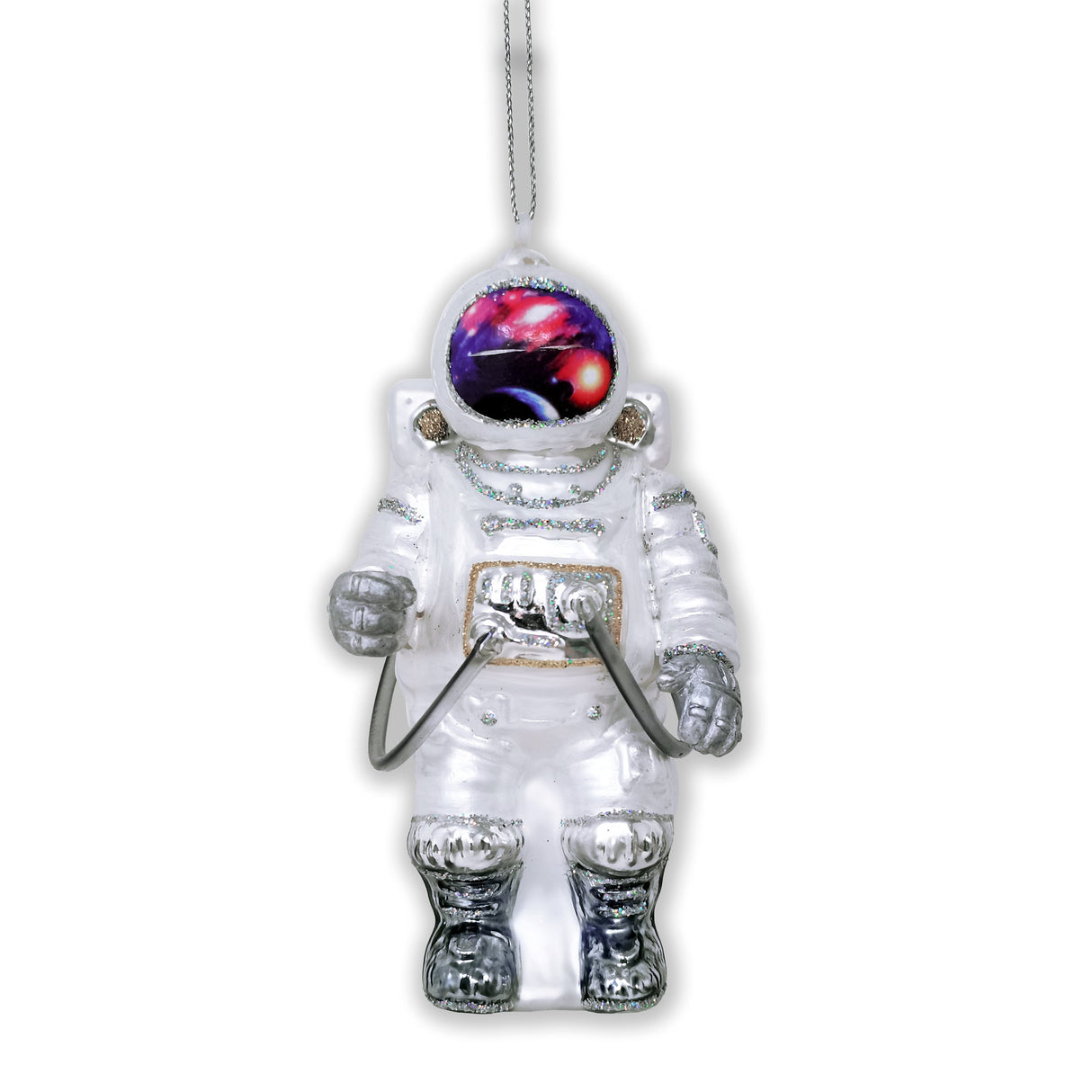 Astronaut Glass Christmas Ornament from OrnamentallyYou