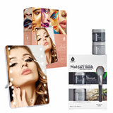 Pursonic Touchscreen LED Vanity Mirror and Luxurious Gel & Mud Face Mask Set from Pursonic