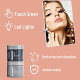 Pursonic Touchscreen LED Vanity Mirror and Luxurious Gel & Mud Face Mask Set from Pursonic