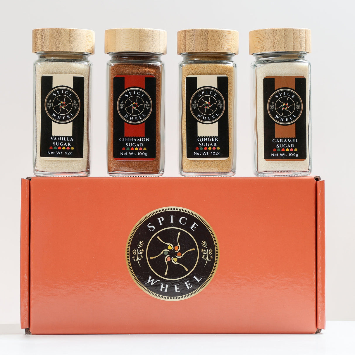 Cozy Sugar Gift Set – Vanilla, Cinnamon, Ginger & Caramel from Spice Wheel