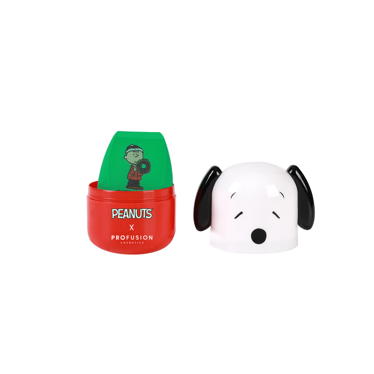 Peanuts Holiday | Let It Blend Blending Sponge & Case Set from Profusion Cosmetics