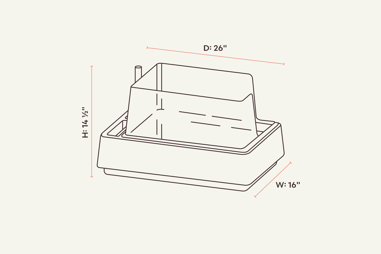 Cove Litter Box From tuft + paw