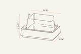 Cove Litter Box From tuft + paw