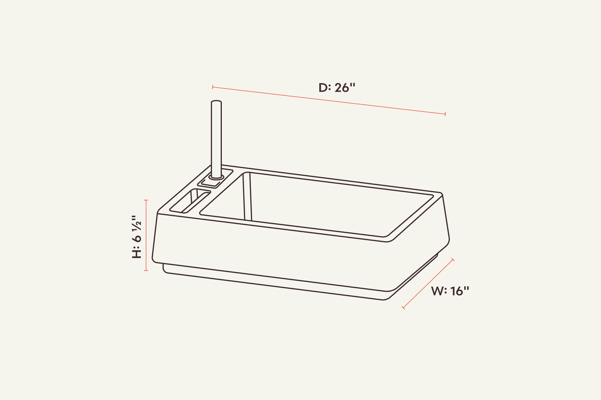 Cove Litter Box From tuft + paw