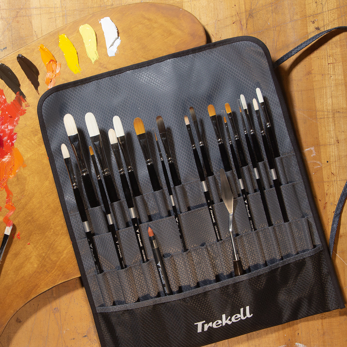 The Trekell Traveler - Organize and Protect Your Brushes in Style from Trekell Art Supplies