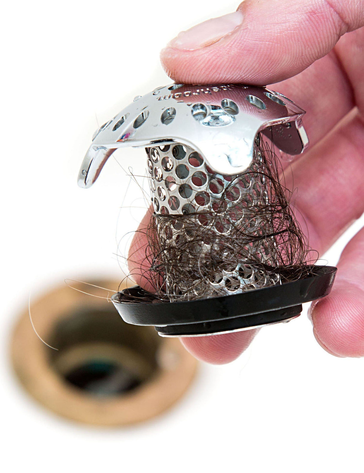 TubShroom Ultra (Stainless) Hair Catcher to Prevent Clogged Tub Drains from TubShroom.com