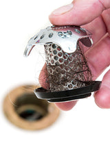 TubShroom Ultra (Stainless) Hair Catcher to Prevent Clogged Tub Drains from TubShroom.com
