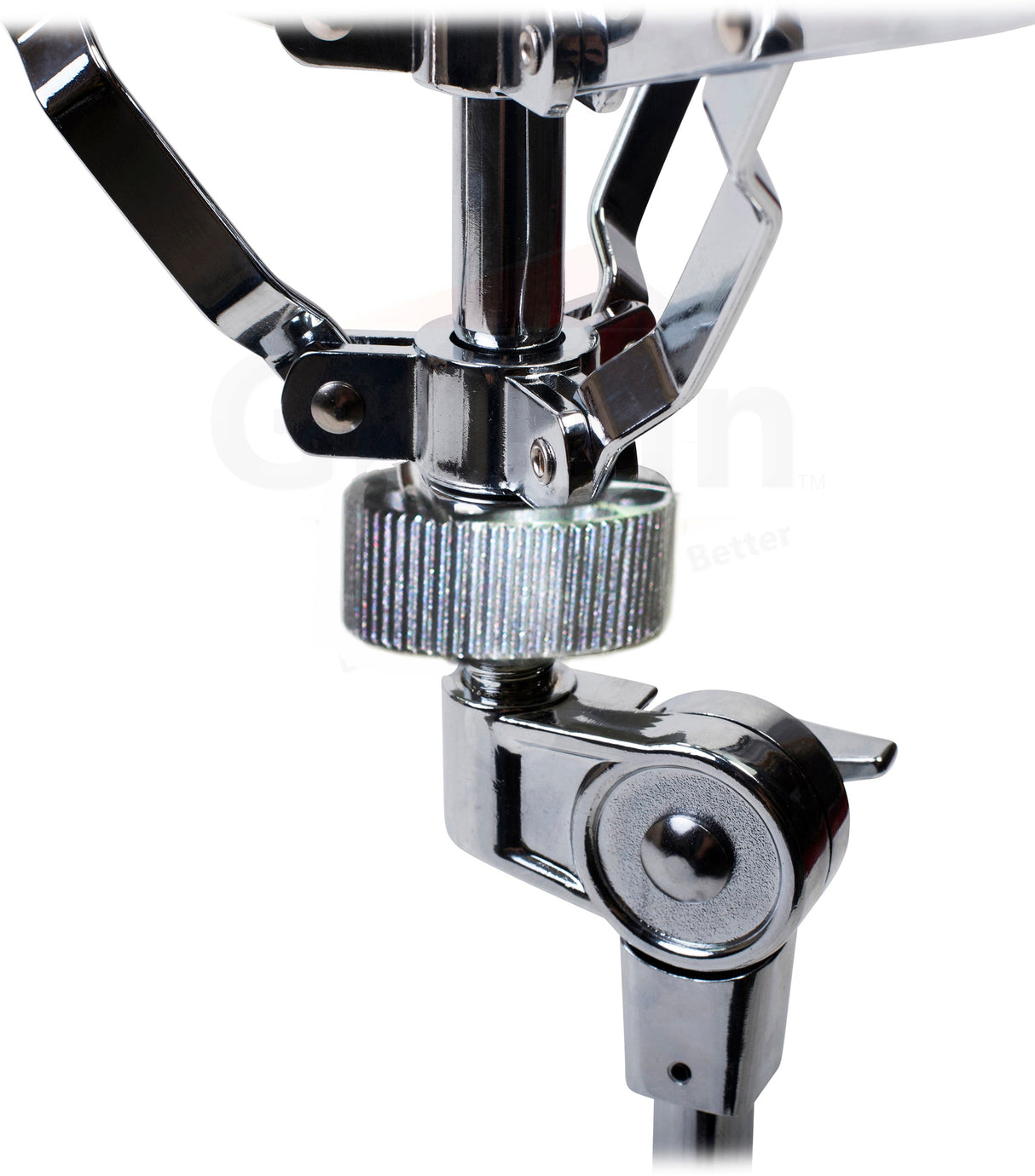 2-PACK Drum Hardware Set- Hi-Hat Stand & Snare Drum Stand by GRIFFIN | Hi Hat Cymbal Pedal With Pull Chain | Chrome Double Braced Kit | Mount Basket for Standard Snares, Tom Drums & Practice Pad from GeekStands.com