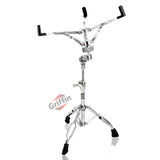 Snare Drum Stand by GRIFFIN - Deluxe Percussion Hardware Base Kit - Double Braced, Light Weight Mount for Standard Snares, Tom Drums & Practice Pad from GeekStands.com